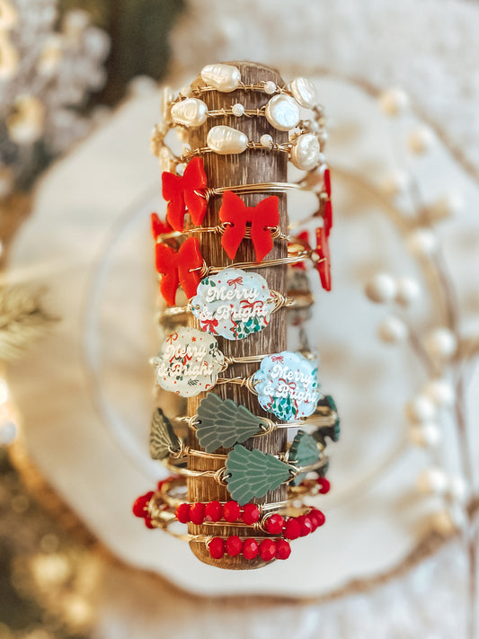 Merry & Bright Christmas Bangles