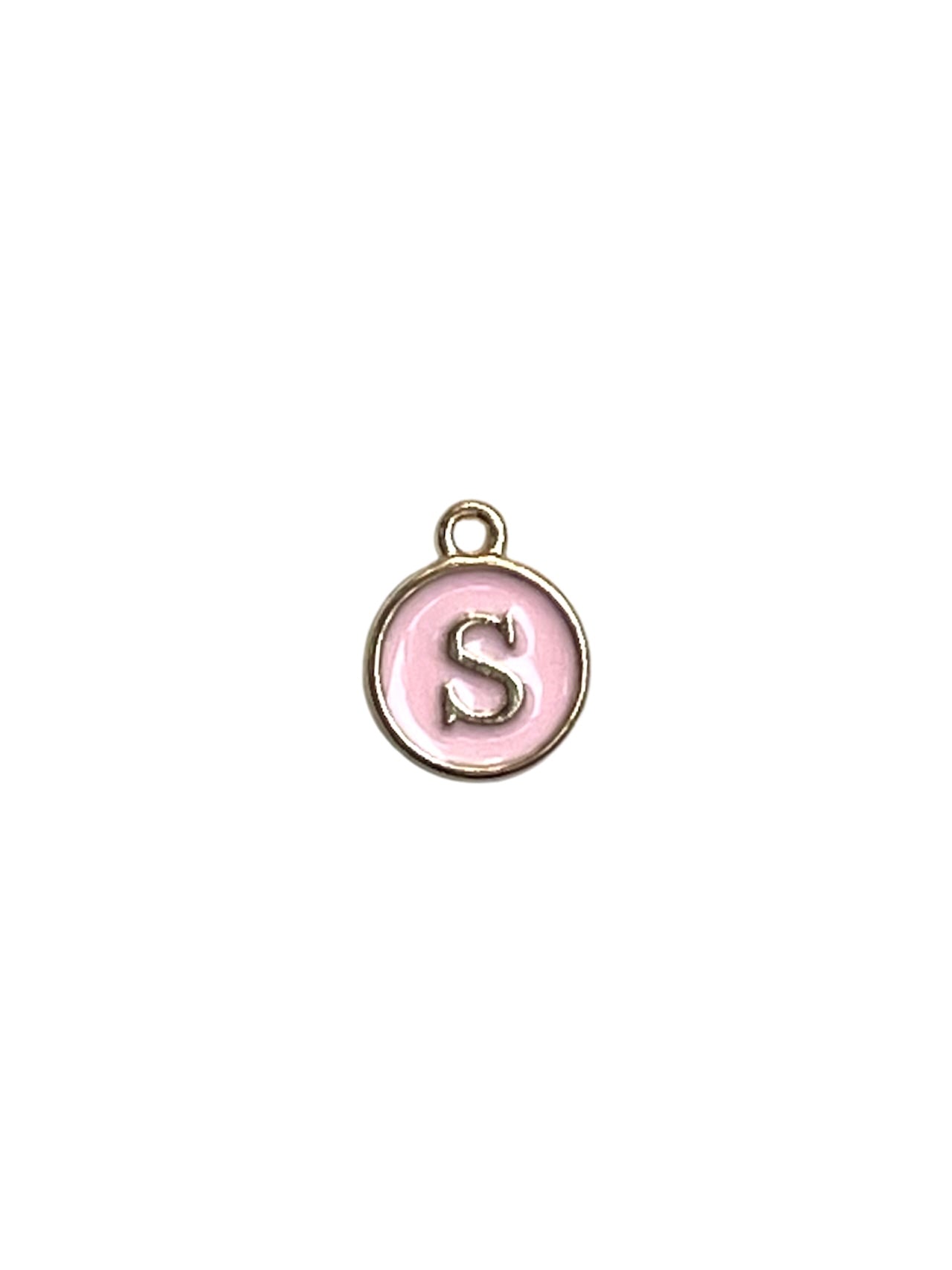 Light Pink Letter Charms