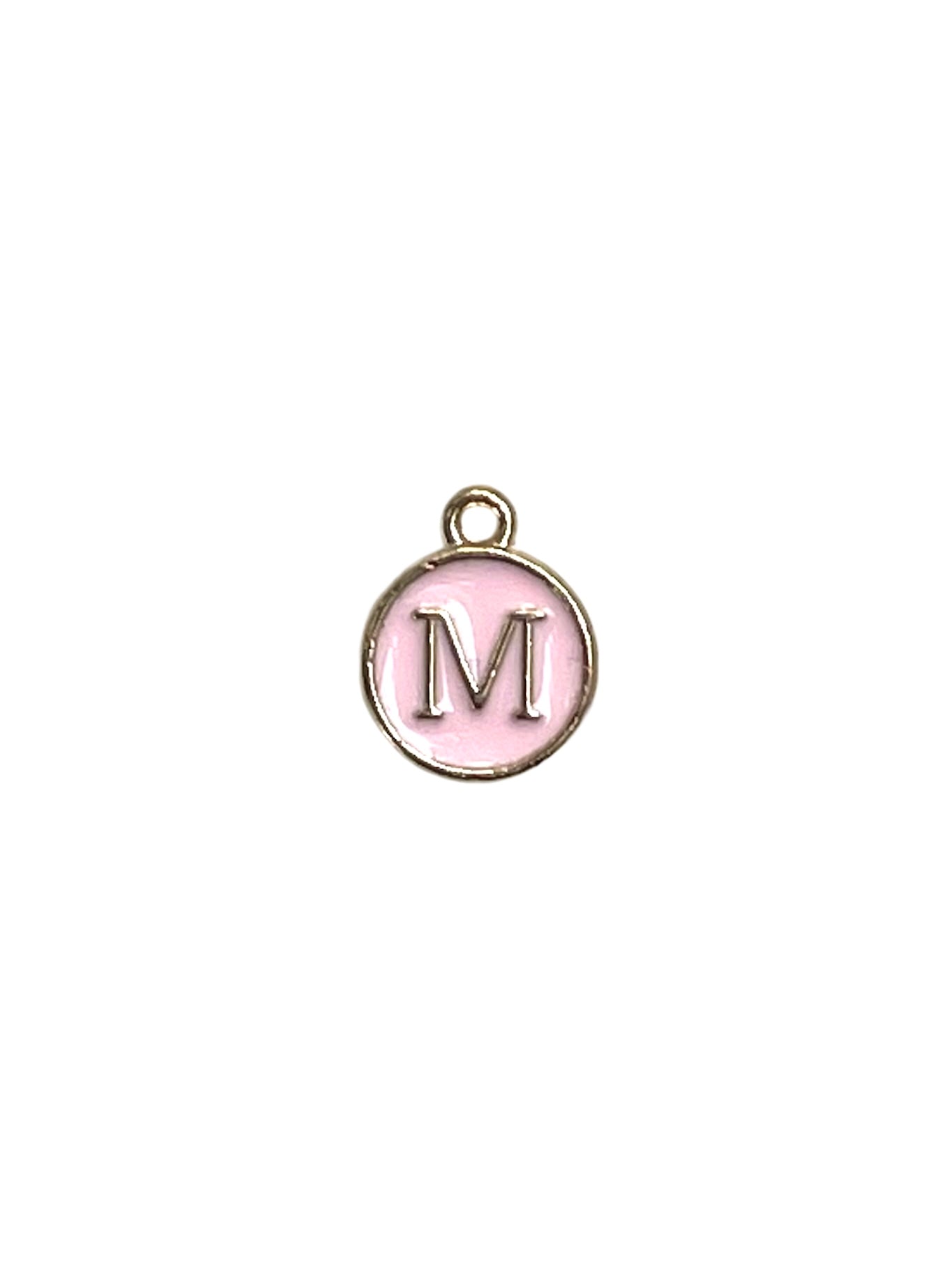 Light Pink Letter Charms