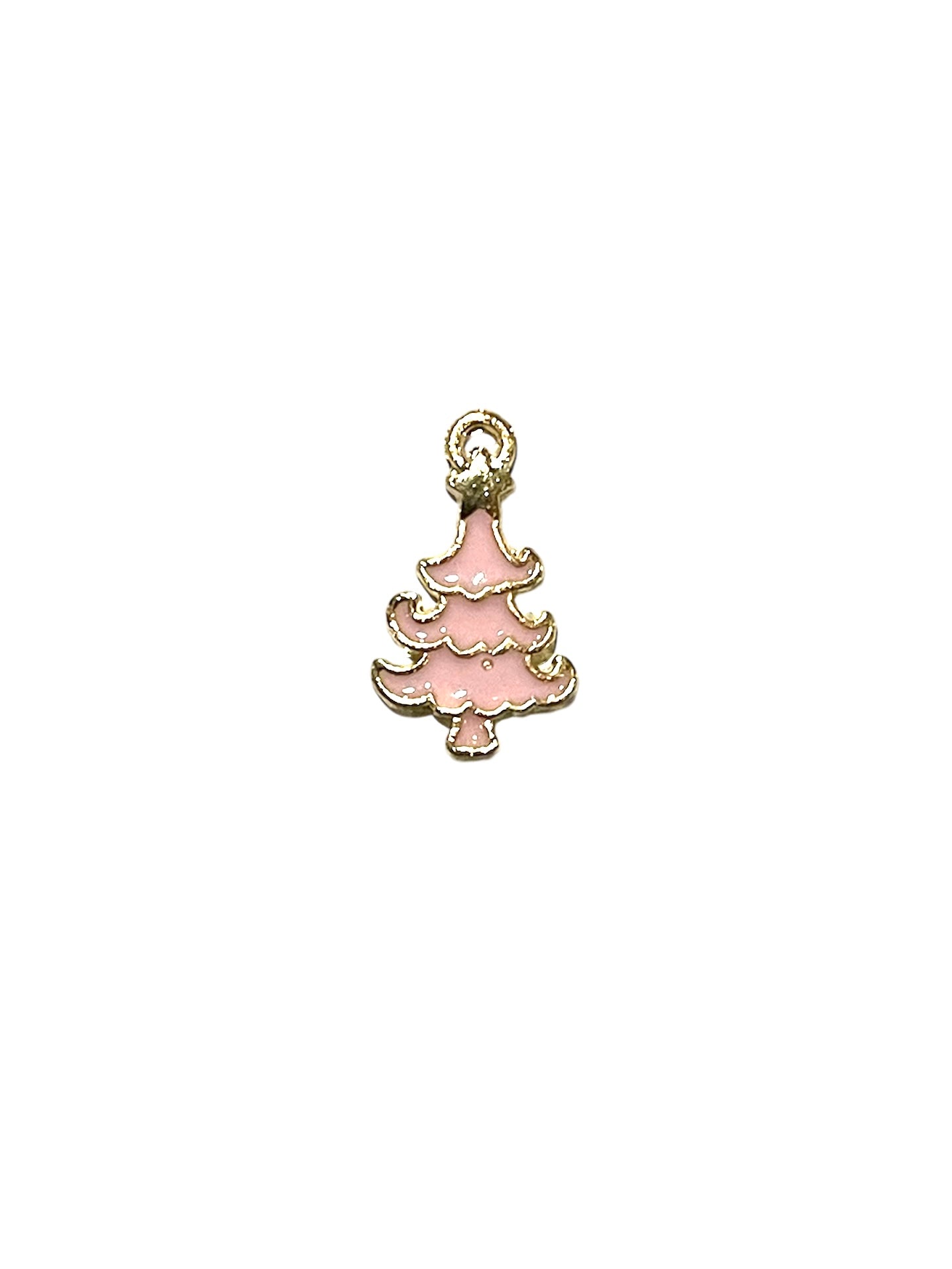 Pink Christmas Charms