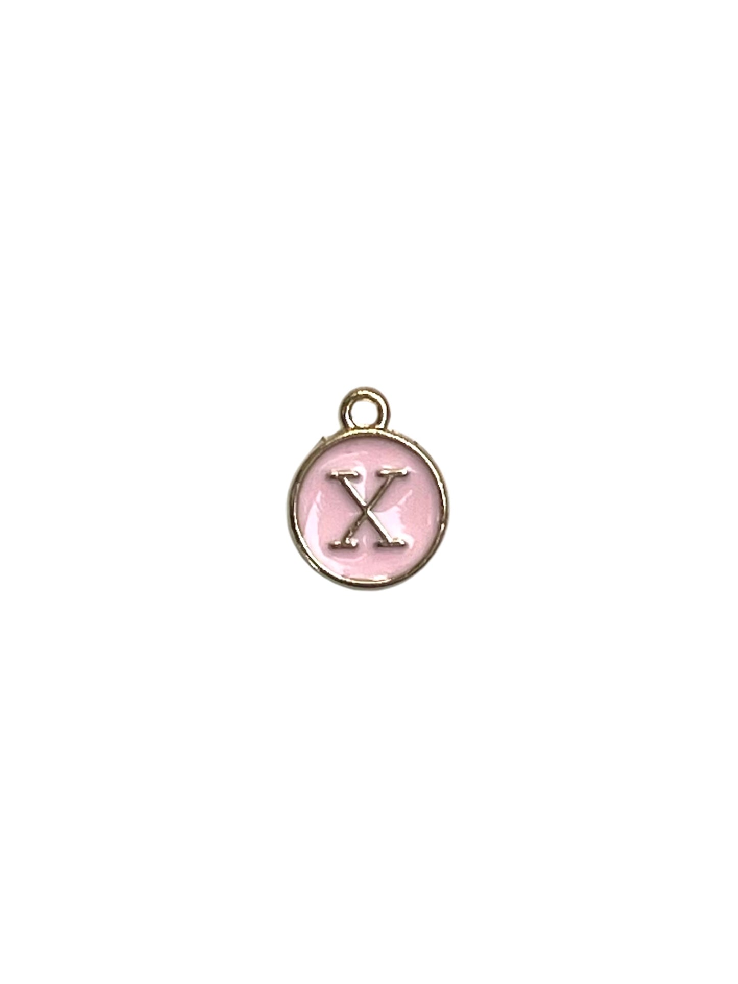 Light Pink Letter Charms