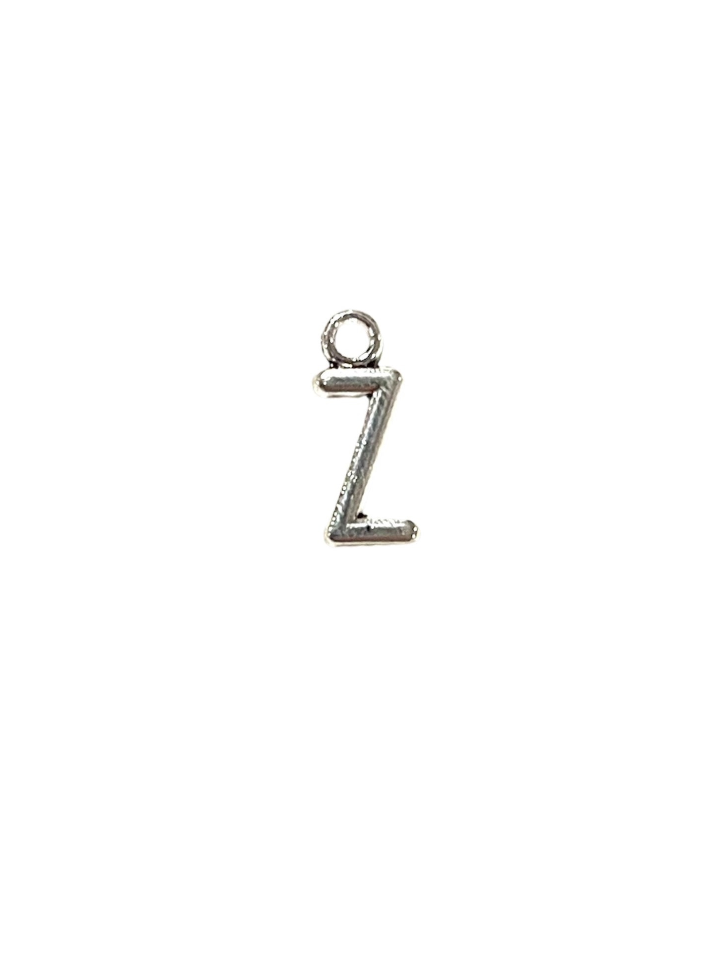Silver Letter Charms