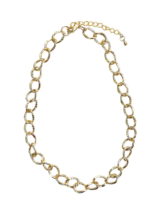 Twisted Oval Chain Necklace