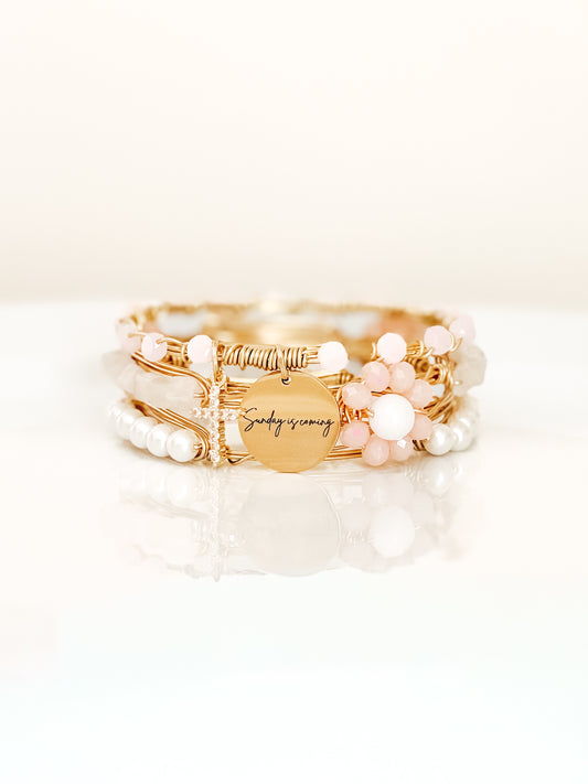 Sunday Is Coming Bangle Set