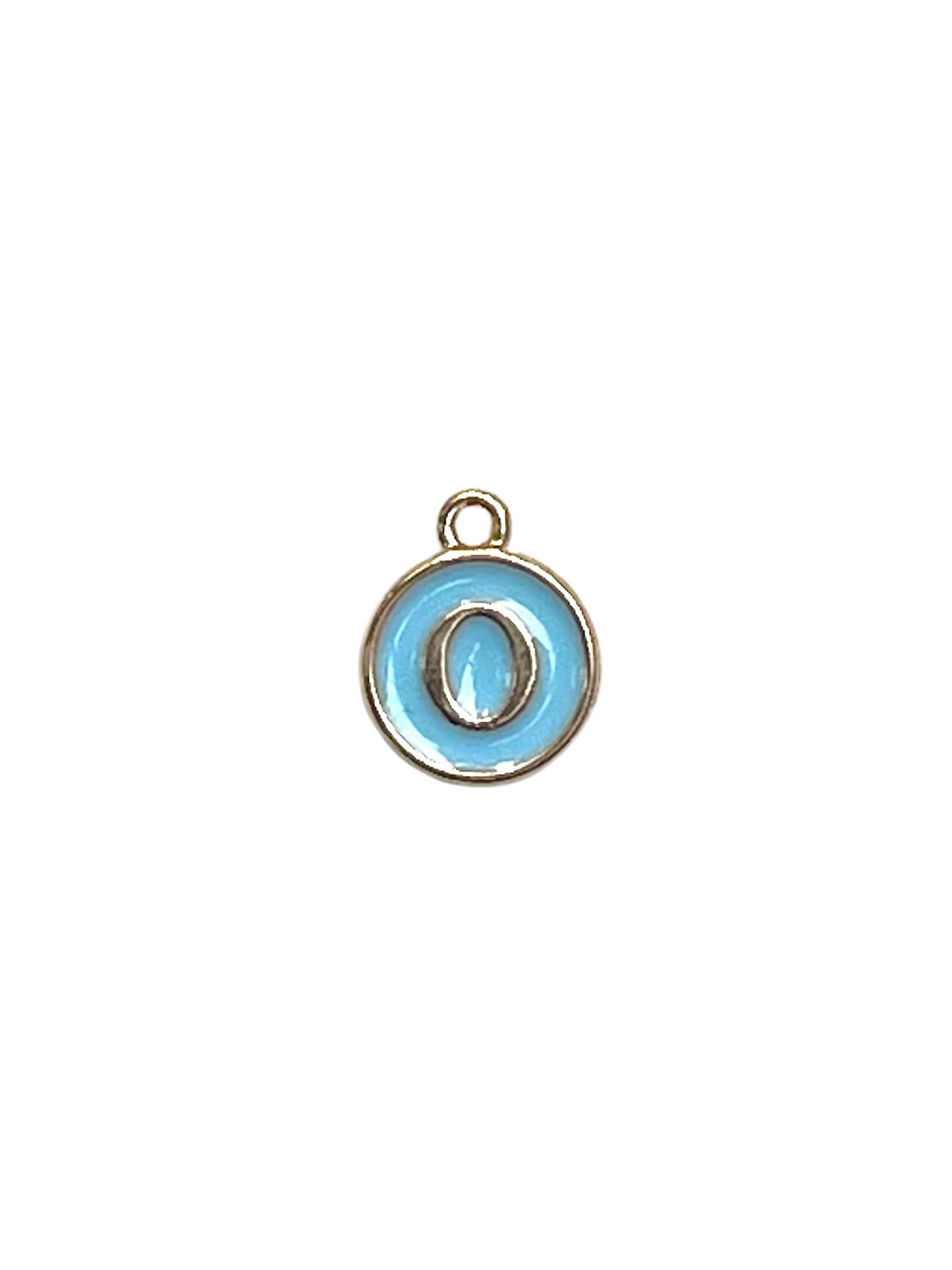 Light Blue Letter Charms
