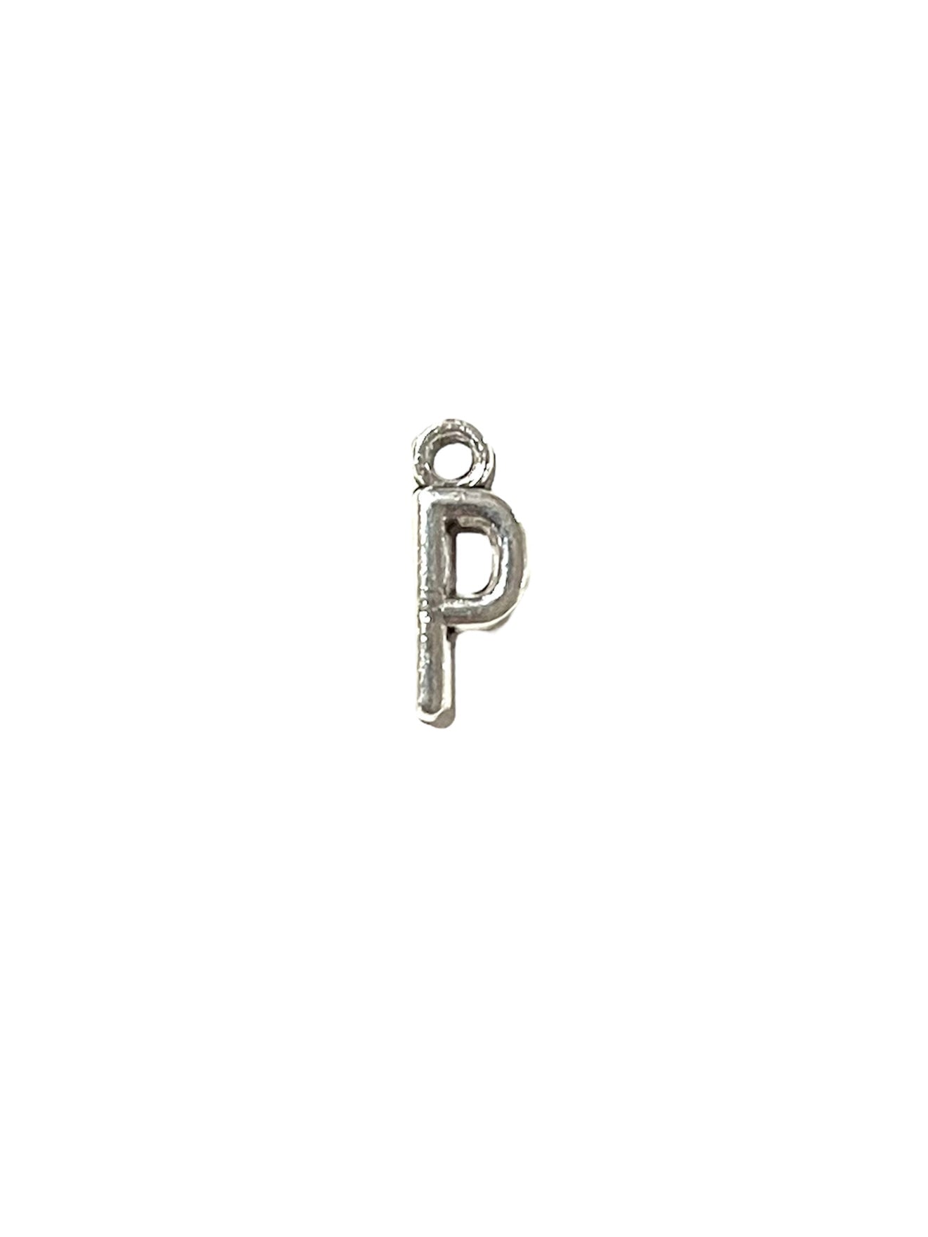 Silver Letter Charms