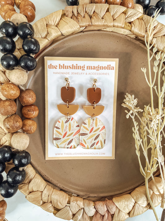Fall Leaves Dangle Earrings