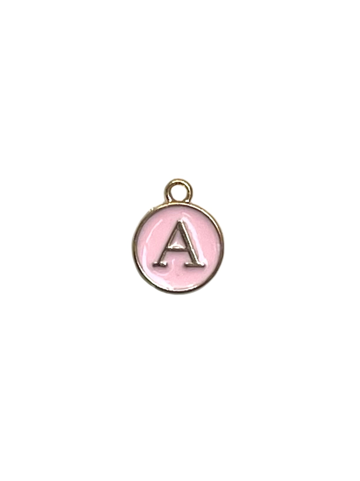 Light Pink Letter Charms