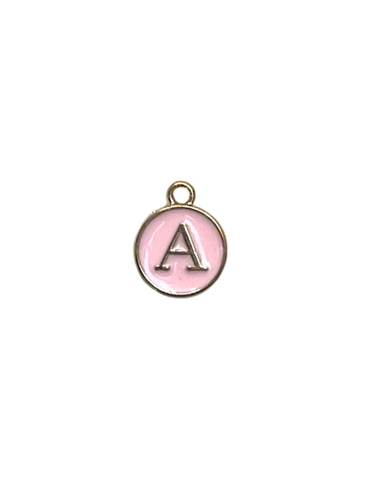 Light Pink Letter Charms