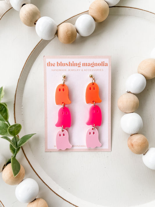 Ghost Dangle Earrings