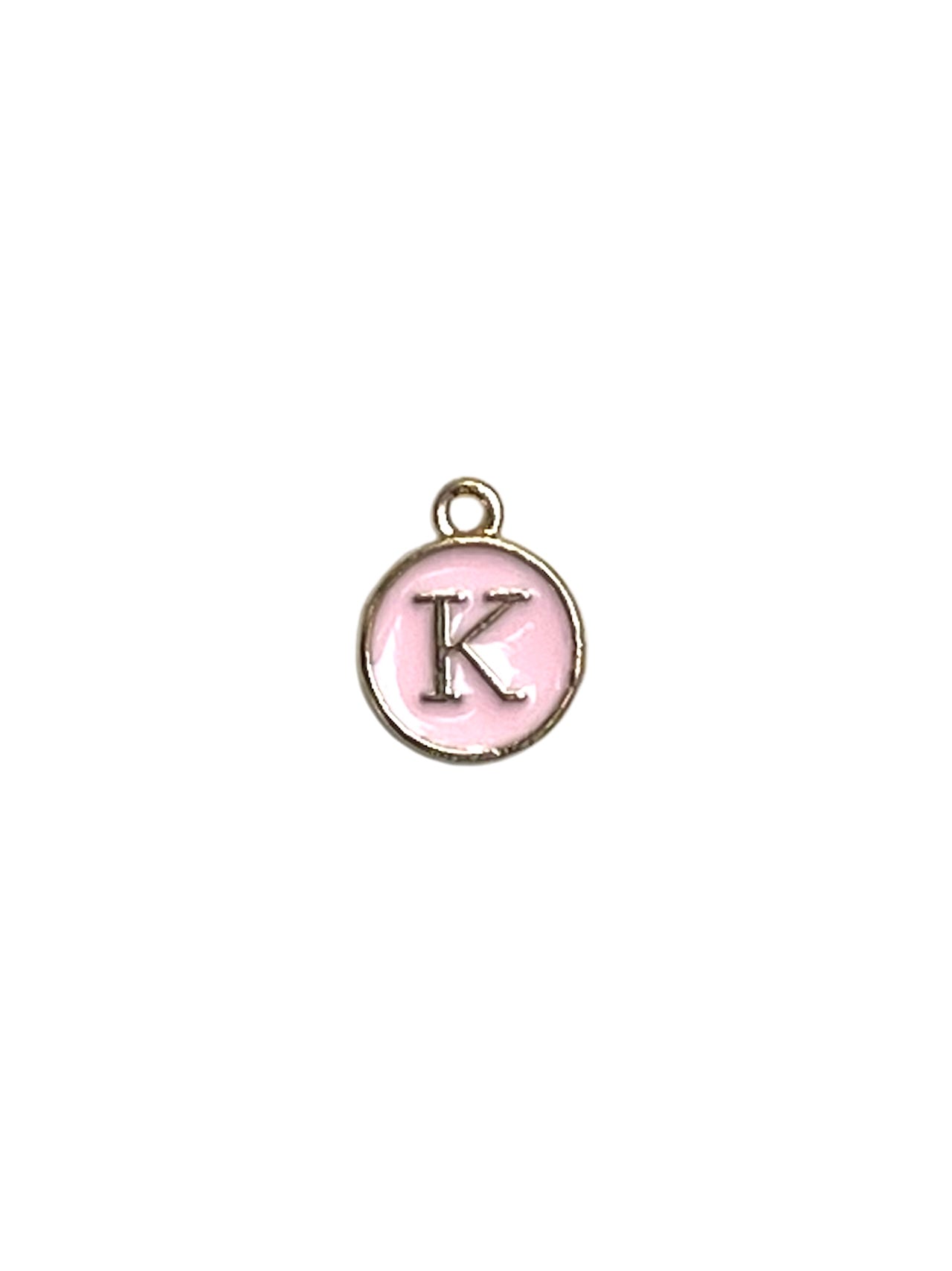 Light Pink Letter Charms
