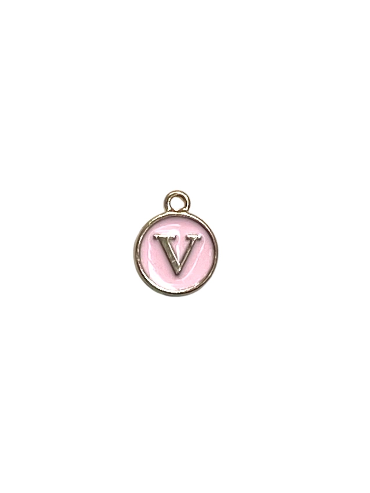 Light Pink Letter Charms