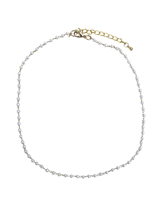Mini Pearl Chain Necklace