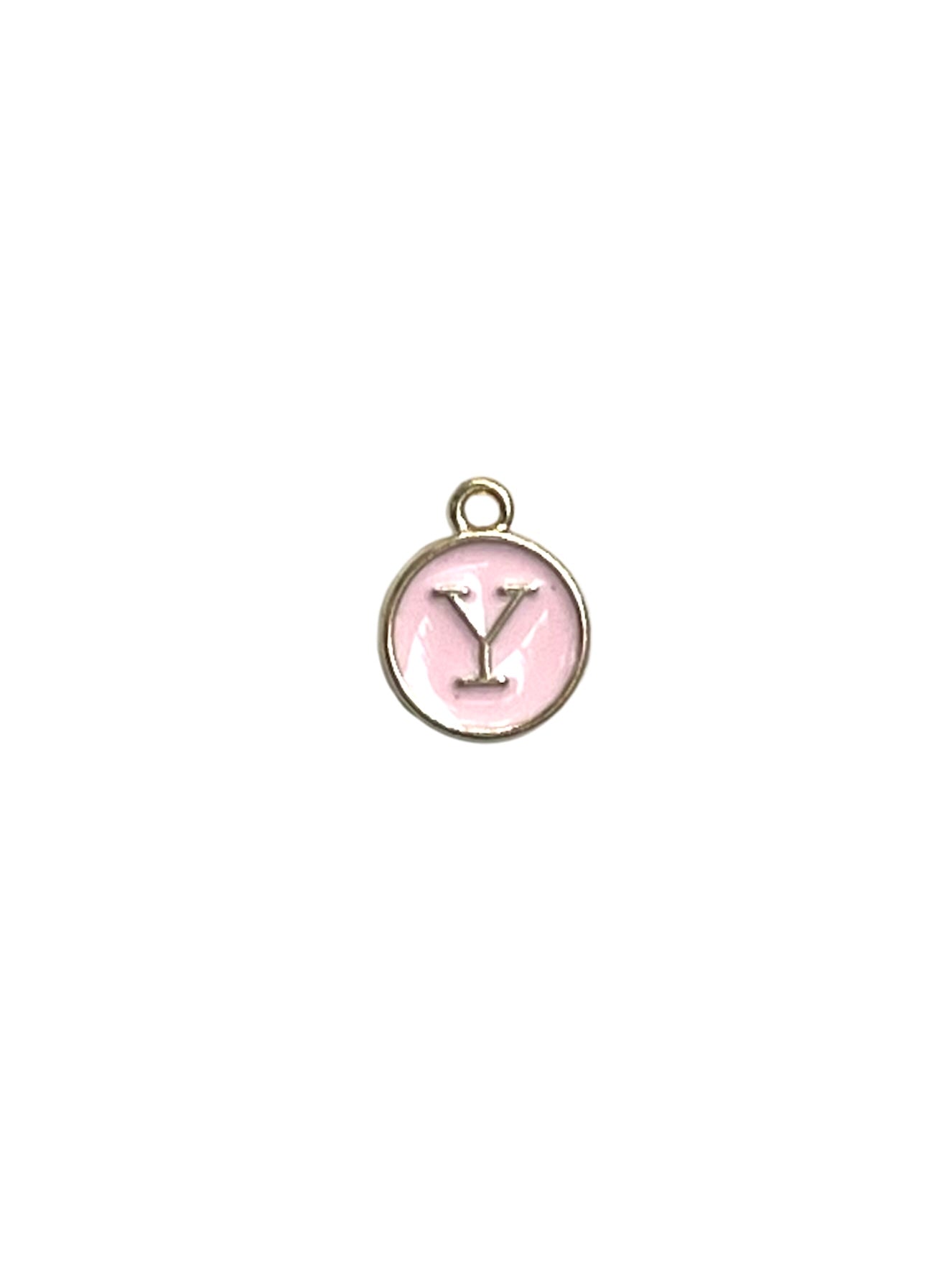 Light Pink Letter Charms