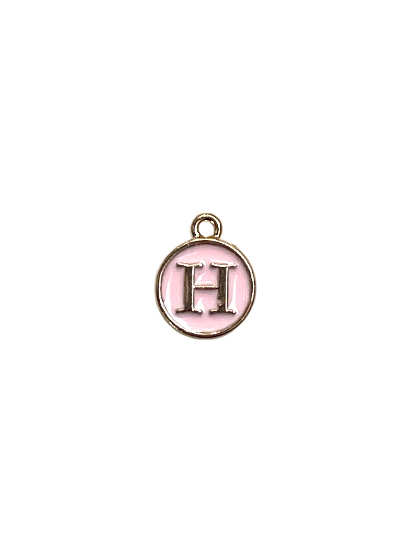 Light Pink Letter Charms
