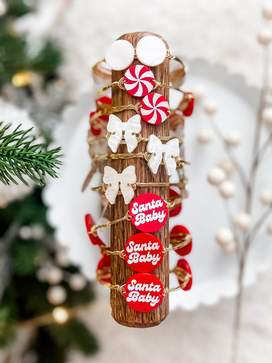 Santa Baby Christmas Bangles