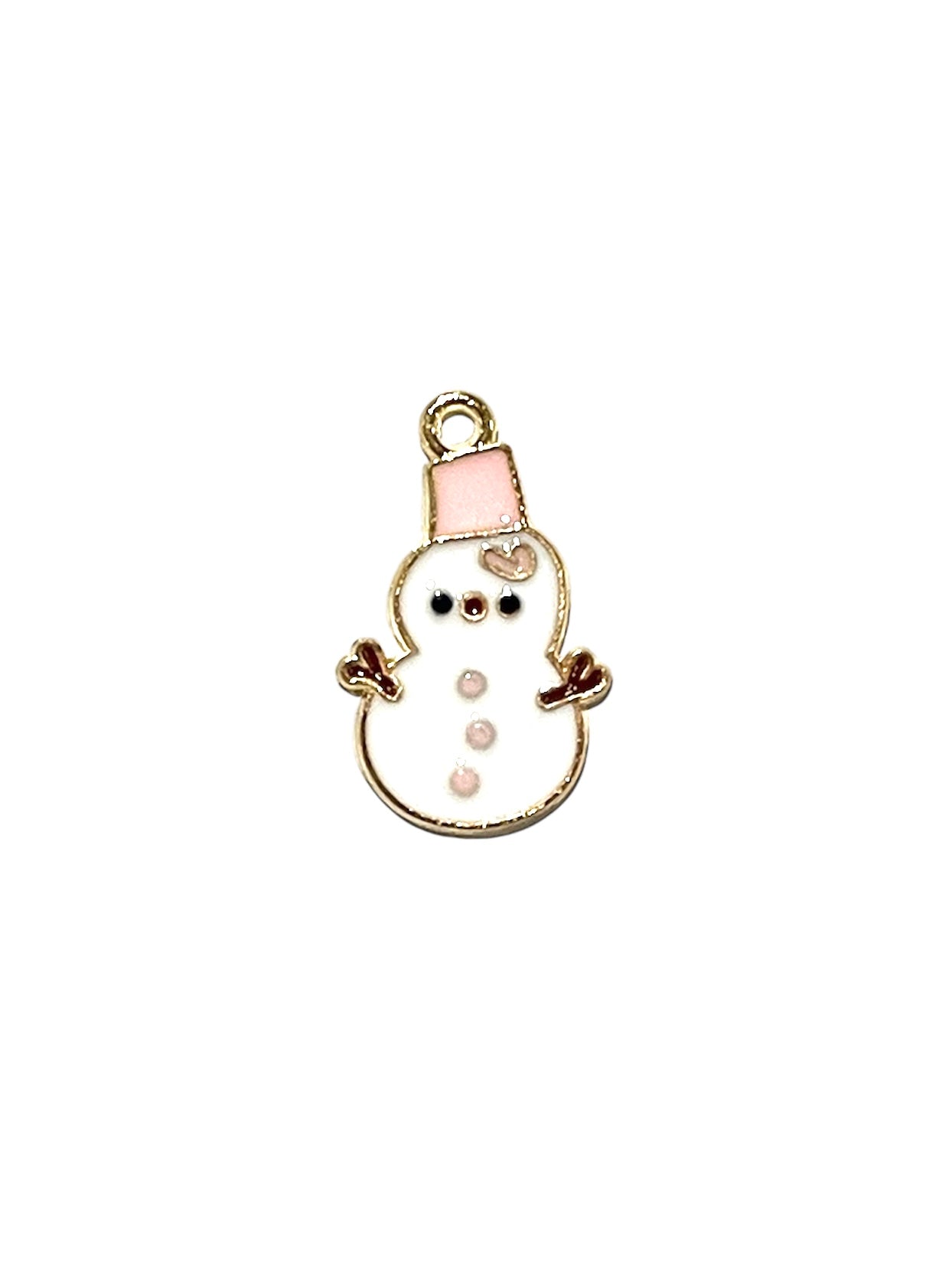 Pink Christmas Charms