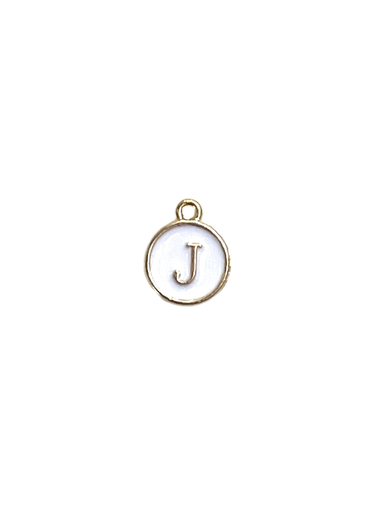 White Letter Charms