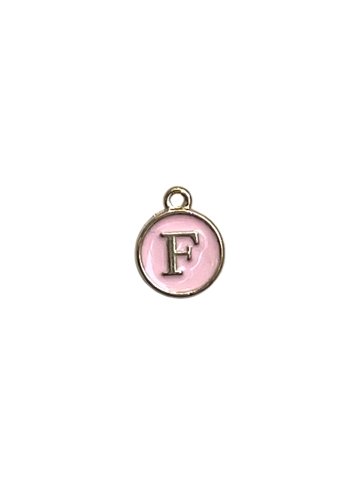 Light Pink Letter Charms