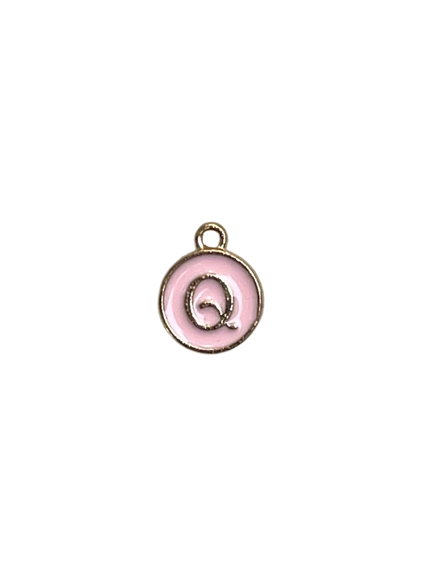 Light Pink Letter Charms