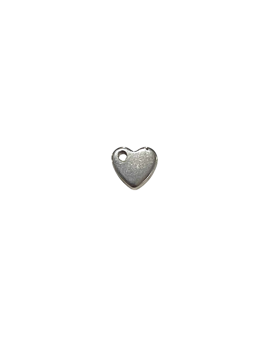 Silver Heart Charms