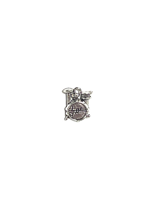 Silver Drum-set Charm