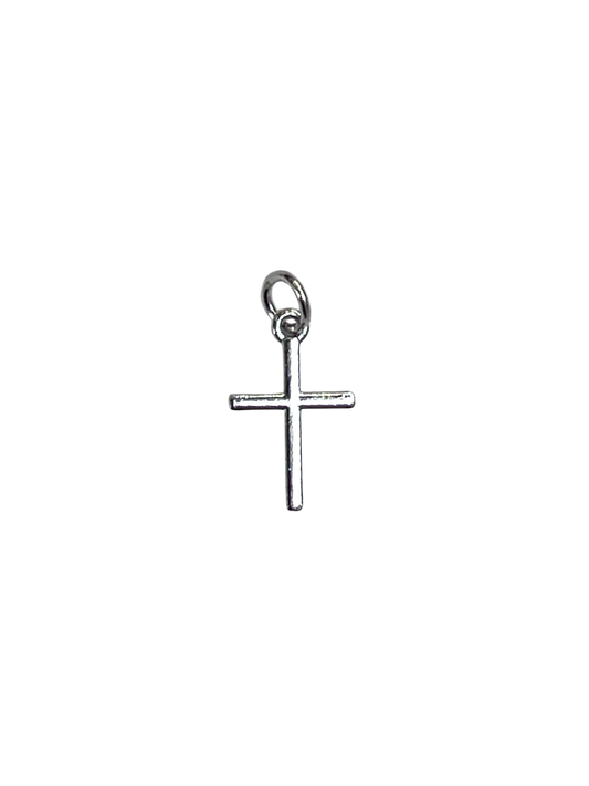 Silver Cross Charm