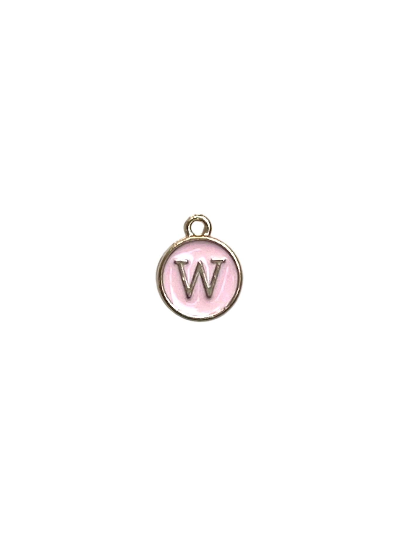 Light Pink Letter Charms