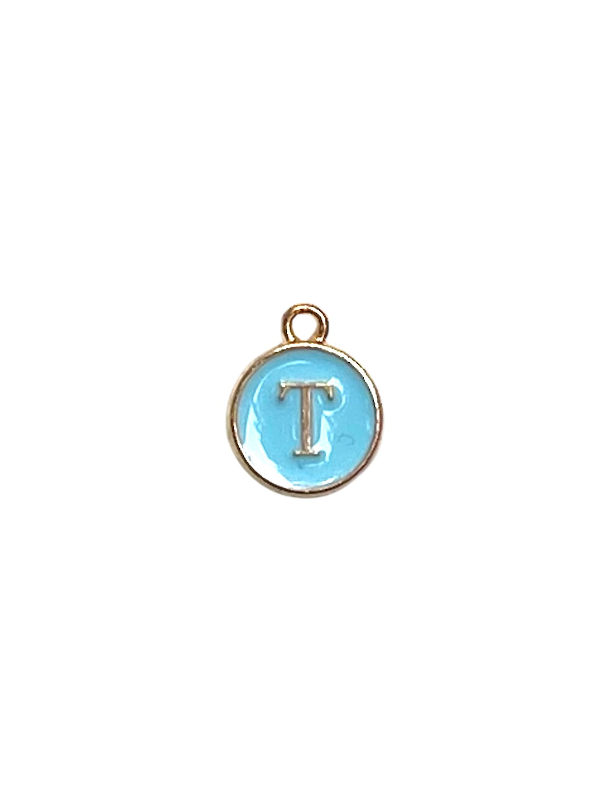 Light Blue Letter Charms