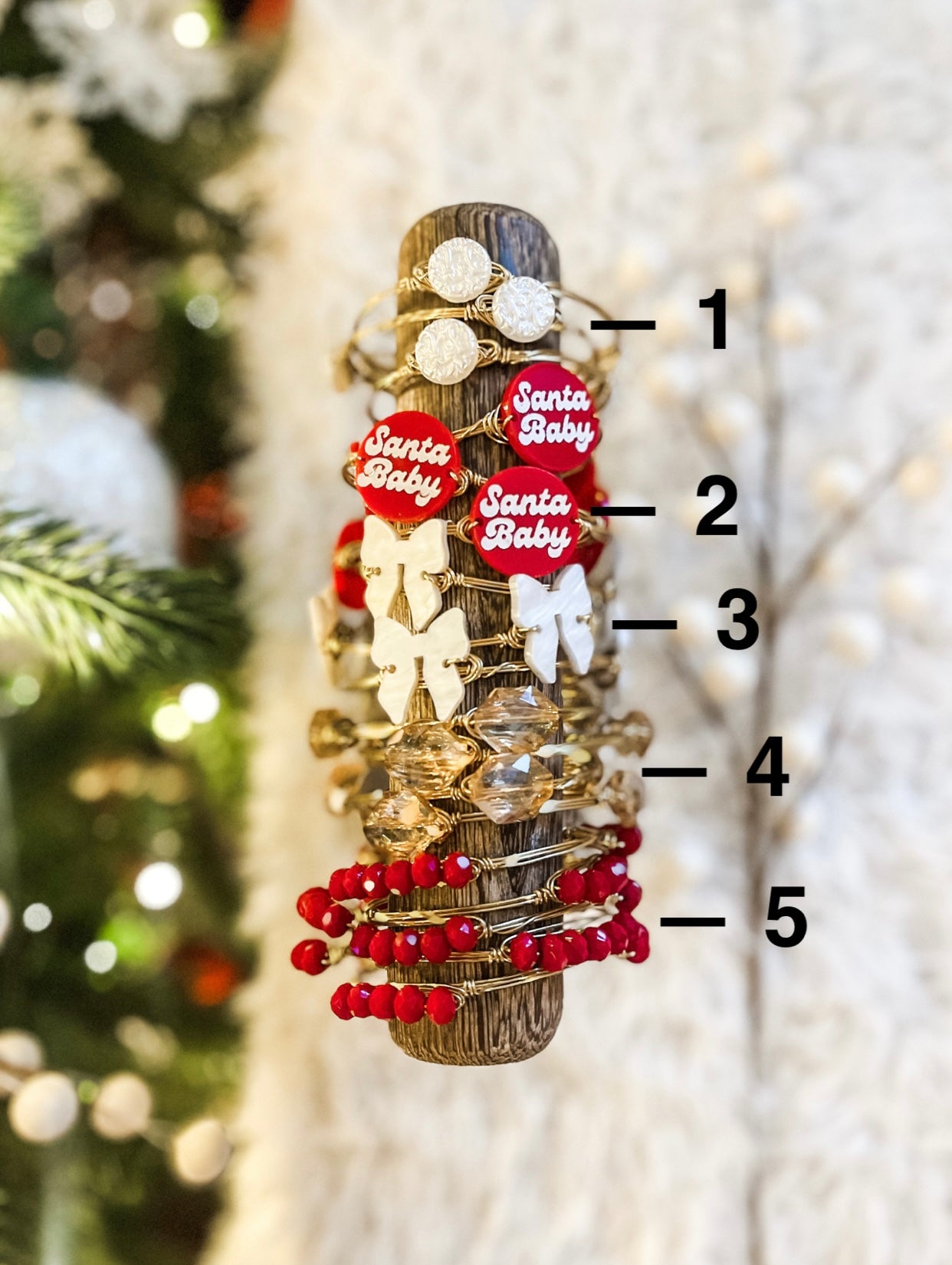 Santa Baby Christmas Bangles