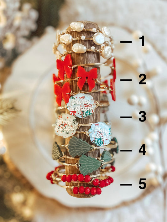 Merry & Bright Christmas Bangles