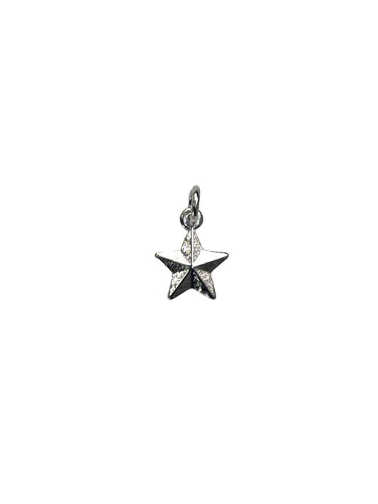 Silver Star Charms
