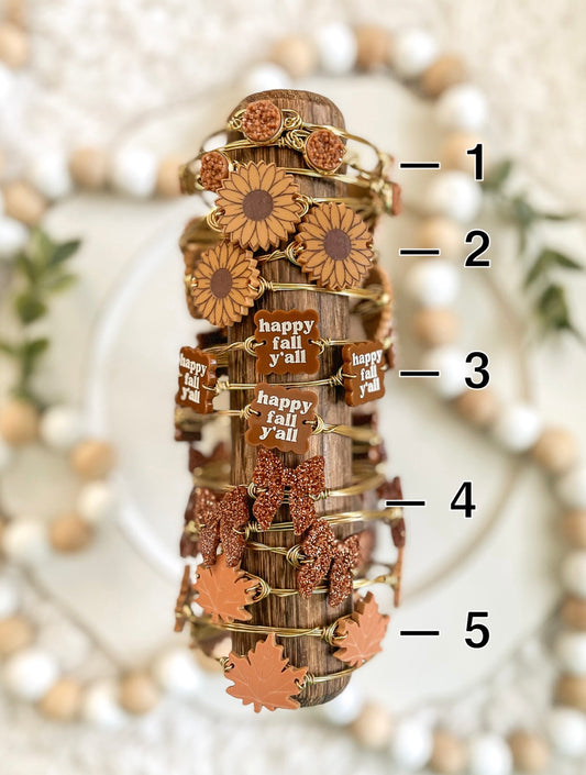 Happy Fall Y’all Bangles