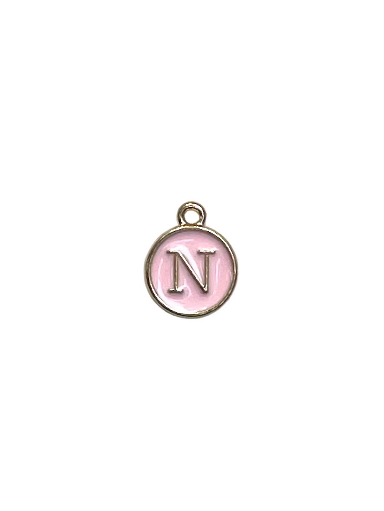 Light Pink Letter Charms