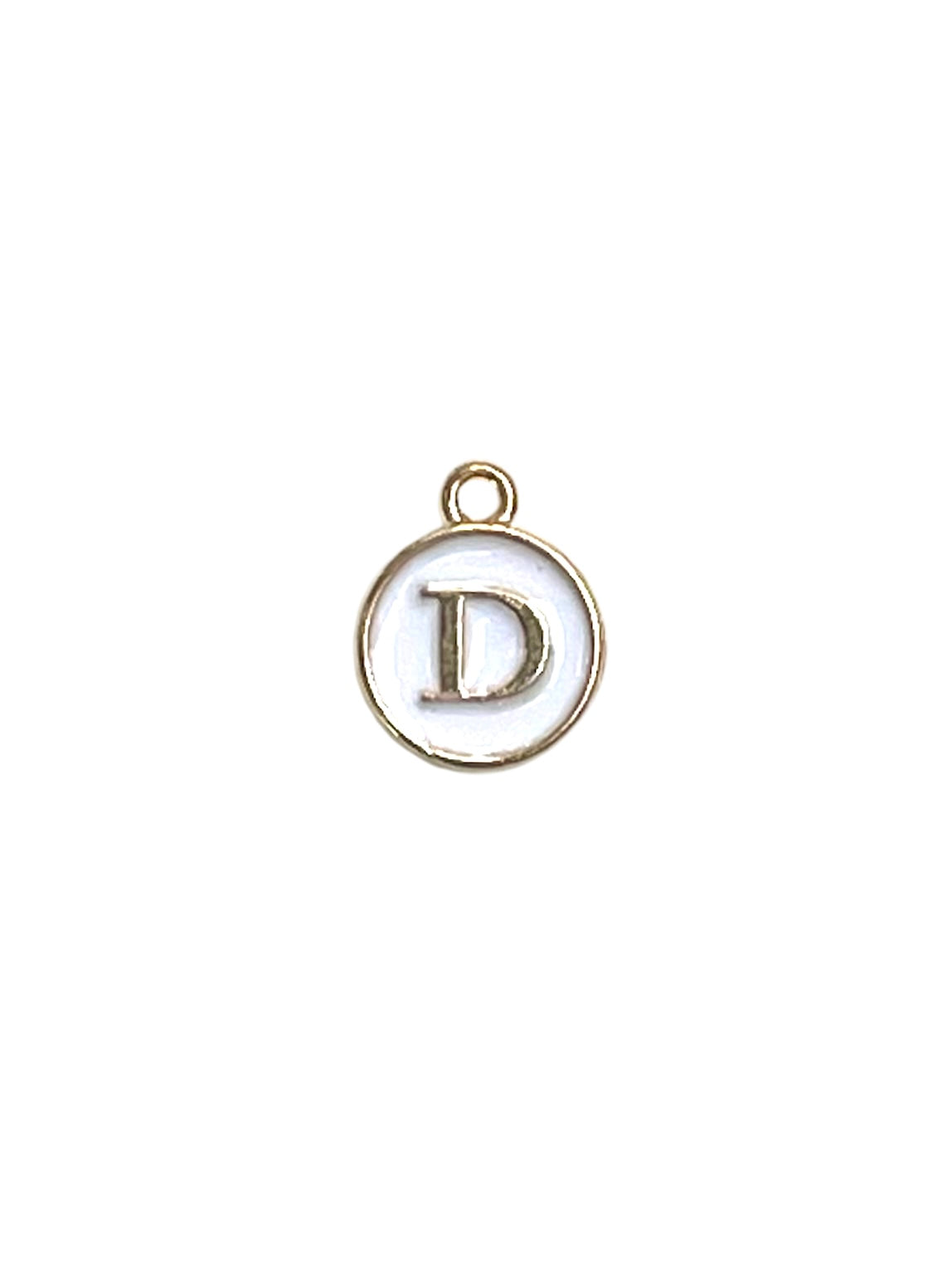 White Letter Charms