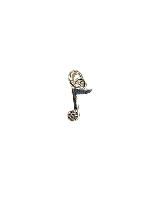 Silver Musical Note Charms