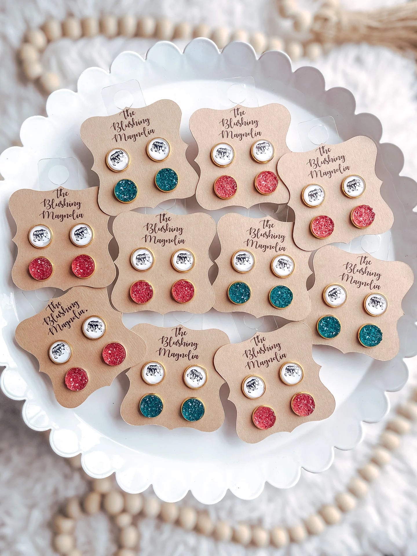 Mama Bear Stud Earrings