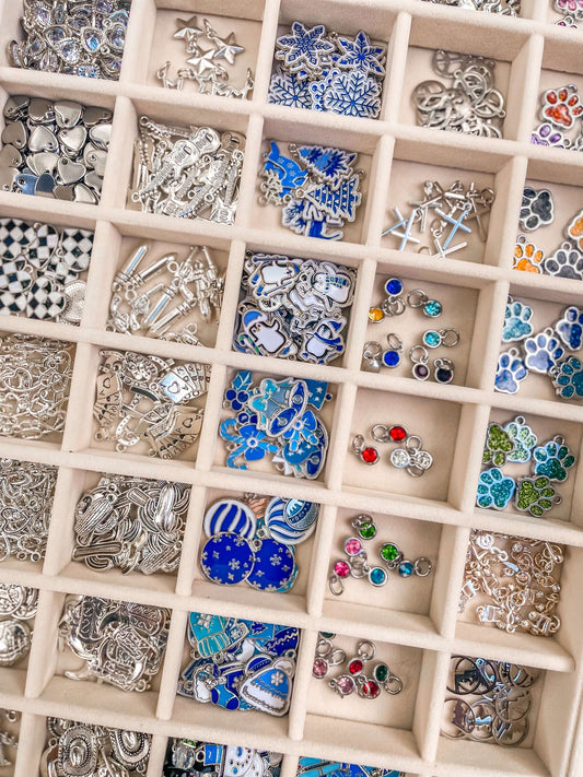Custom Silver Charm Bar