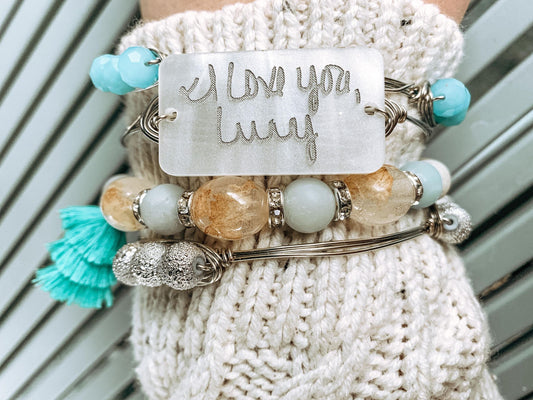 Custom Handwriting Bangle